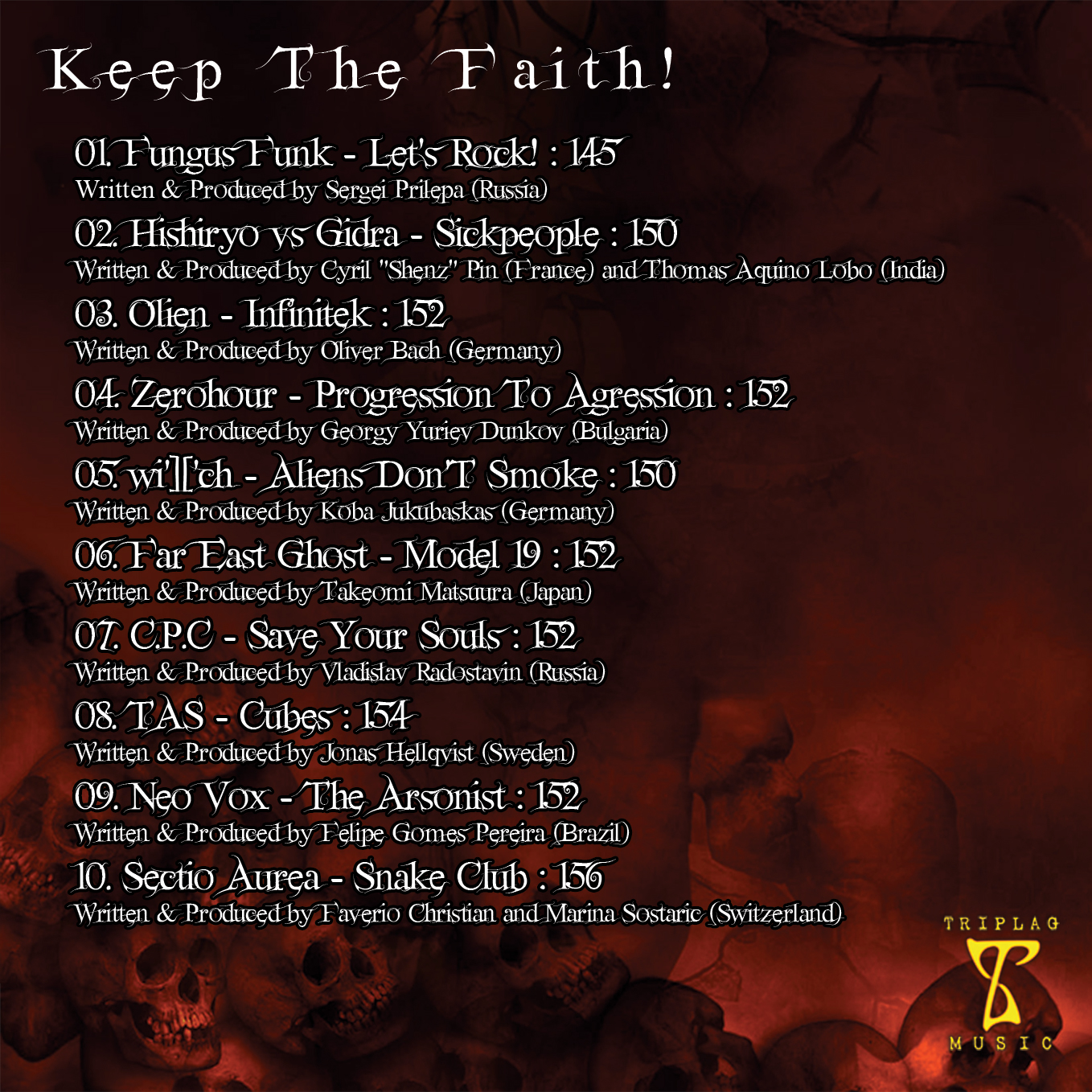 V.A. Keep The Faith! - Dark Psychedelic trance compiled by